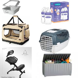 Outdoor Storage Box, Pet Food Dispenser & More, 22 Pieces, Used - Fair Condition, Est. Original Retail €5,113, Vilnius, LT