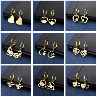 Assorted Women's Gold Plated Earrings, 300 Pairs, New Condition, Est. Original Retail £5,400, Maidstone, GB