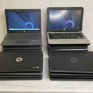 Lenovo ChromeBook, HP ChromeBook, G4, G6, Intel, AMD 16GB, 32GB, & More, 20 Units, Used - Fair Condition, Est. Original Retail $10,000, Cypress, TX