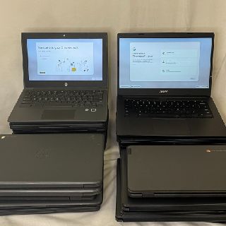 HP Chromebook, Lenovo Chromebook, Intel Celeron, AMD, 16GB, 32GB & More, 20 Units, Used - Fair Condition, Est. Original Retail $10,000, Cypress, TX