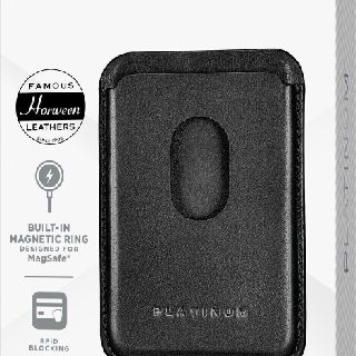 Platinum Horween Leather RFID Wallet for iPhone Series 15, 14, 13 & 12, Black, 80 Units, New Condition, Est. Original Retail $5,200, Houston, TX
