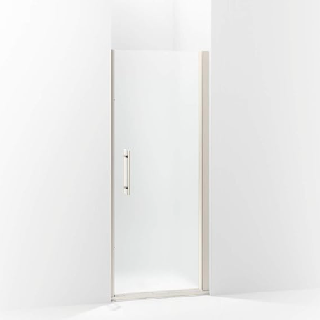 Sterling 5698-33N-G03 Finesse Peak Frameless Pivot Shower Door with Frosted Glass, 8 Units, New Condition, Est. Original Retail $5,000, Rockford, IL