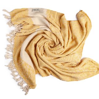 Turkish Cotton Beach Towels, Yellow, 88 Units, New Condition, Est. Original Retail $5,016, Lake Forest, CA