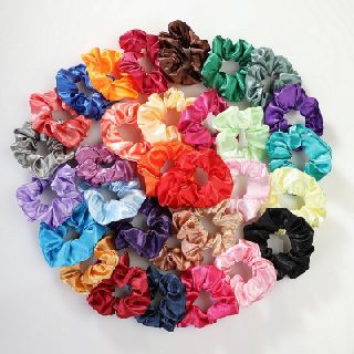 Hair Ties Silky Satin Scrunchies, 655 Units, New Condition, Est. Original Retail $5,004, Carson, CA