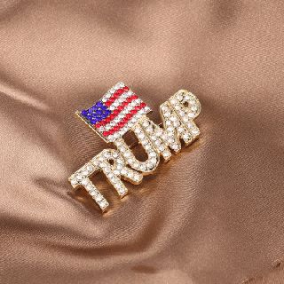 Trump Rhinestone Brooches, 200 Units, New Condition, Est. Original Retail $5,200, Bainbridge, NY