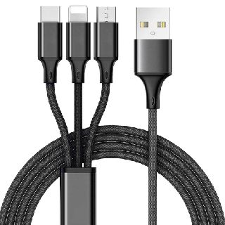 3-in-1 Universal Charging Cords, 1,000 Units, New Condition, 1,000 Units, New Condition, Est. Original Retail $12,950, Carmel, IN, FREE SHIPPING