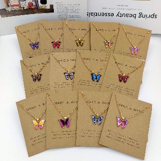 Boho Multicolor Butterfly Necklaces, 480 Units, New Condition, Est. Original Retail $5,280, Los Angeles, CA