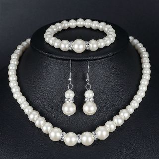 Pearl Necklace & Earrings Set, 200 Sets, New Condition, Est. Original Retail $5,000, Corning, AR