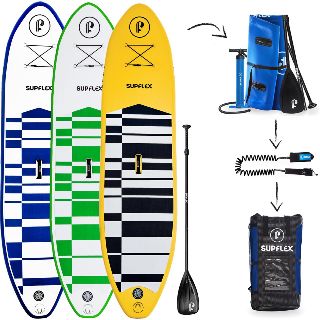 Inflatable Stand Up Paddle with Backpack Paddle, Hand Pump & Leash, Yellow, 25 Units, New Condition, Est. Original Retail $5,000, Doral, FL