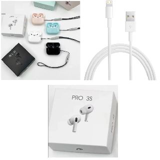 Generic Charging Cables & Pro 3s TWS Earbuds, 400 Units, New Condition, Est. Original Retail $6,000, Fresh Meadows, NY