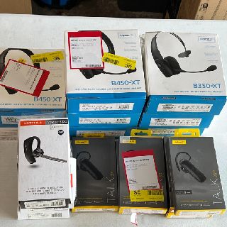 BlueParrott B450-XT, Plantronics Voyager 5220 Bluetooth Headsets & More, Est. 63 Units, Used - Fair Condition, Est. Original Retail $7,069, Woodbury, 