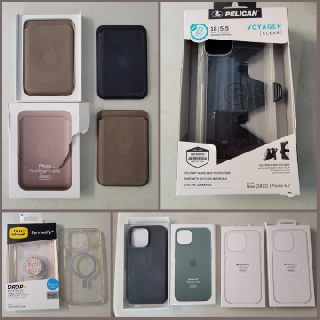 Cases & Magnetic Wallets by Apple, Otterbox, Samsung & More, 153 Units, Used - Fair Condition, Est. Original Retail $5,419, Dania, FL