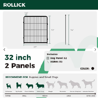 Dog Playpen 32 Inch, 50 Units, Used - Good Condition, Est. Original Retail $5,000, Menifee, CA