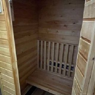 2 Person Dry Sauna Wood, 220V, 1 Unit, New Condition, Est. Original Retail $5,095, Kenilworth, NJ