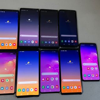 Mixed Samsung Galaxy Note9, Note8, S10, S9+, Unlocked, 9 Units, Used - Fair Condition, D Grade, Est. Original Retail $5,000, Harrisburg, PA