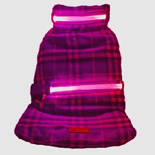 Pink Plaid Reversible Weatherproof Dog Coats, 1,190 Units, New Condition, Est. Original Retail $27,408, Elyria, OH