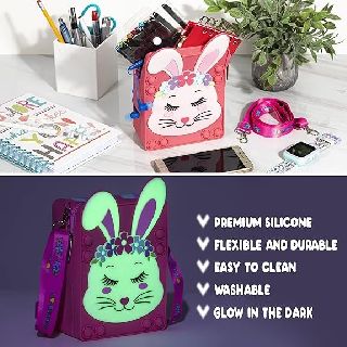 Glow in the Dark Llama & Rabbit Fidget Poppit Purse with Shoulder Straps, 2,947 Units, New Condition, Est. Original Retail $41,229, Elyria, OH