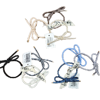 Assorted 3-Pack Lokks Elastic Hair Band Ties with Bow, 720 Packs, New Condition, Est. Original Retail $5,040, Des Plaines, IL