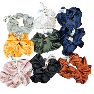 Assorted Women's & Girls Satin Scrunchies, 720 Units, New Condition, Est. Original Retail $5,040, Des Plaines, IL