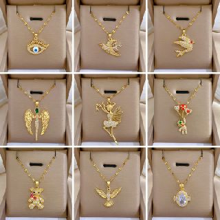 Gold Plated Zircon Necklaces, 100 Units, New Condition, Est. Original Retail $5,000, Reno, NV