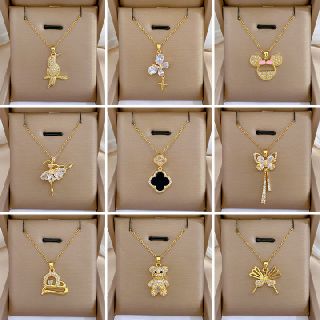 Gold Plated Zircon Necklaces, 100 Units, New Condition, Est. Original Retail $5,000, Reno, NV