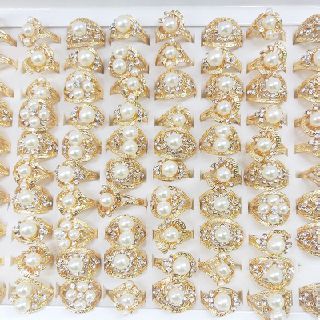 Gold Rhinestone Rings for Women, 300 Units, New Condition, Est. Original Retail $5,100, Reno, NV