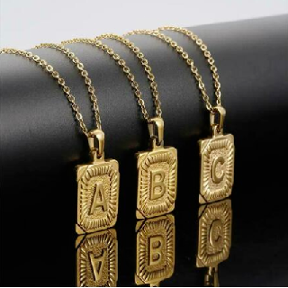 Gold Plated Initial Capital A-Z Necklaces, 156 Units, New Condition, Est. Original Retail $5,304, Reno, NV