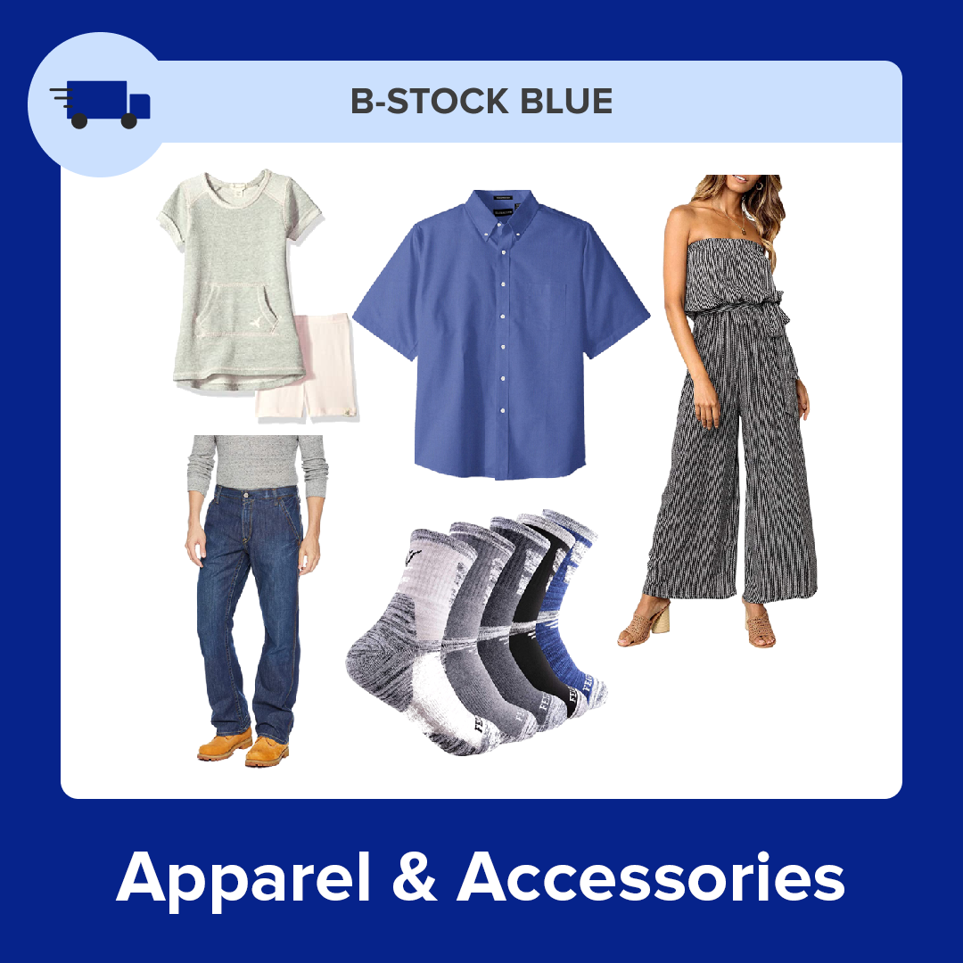Image of Fast Shipping - 1 Pallet of Amazon-Owned Apparel & Accessories by Hanes, Calvin Klein, Theory & More