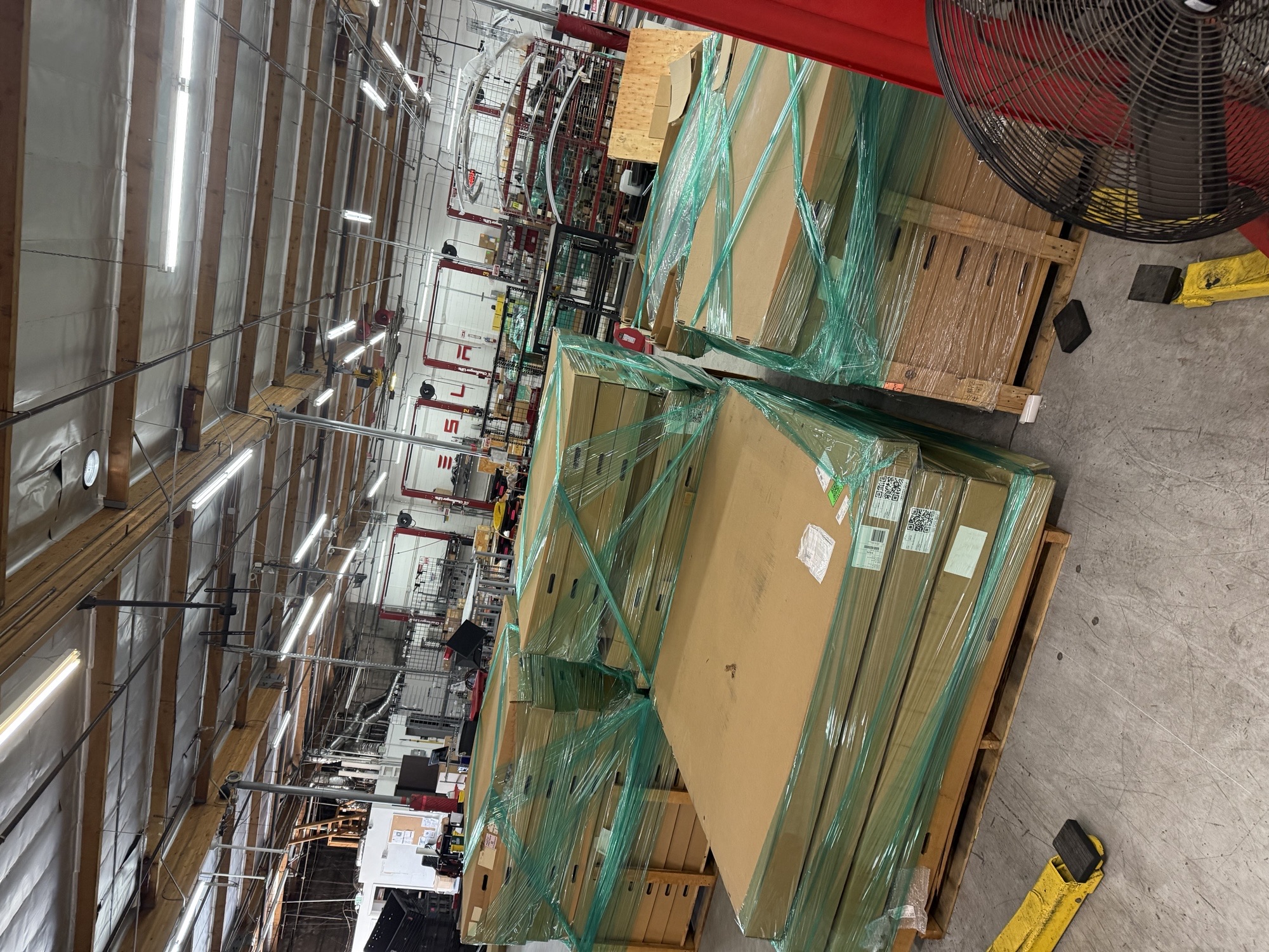 Image of 5 Pallets of Fixed Glass Roof Assemblies & More for Models Cybertruck, Y, X & More