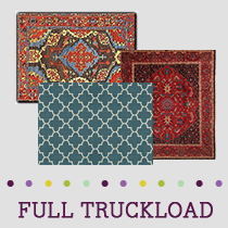 Image of Truckload of Rugs, Upholstery, Window, Accent Furniture & More