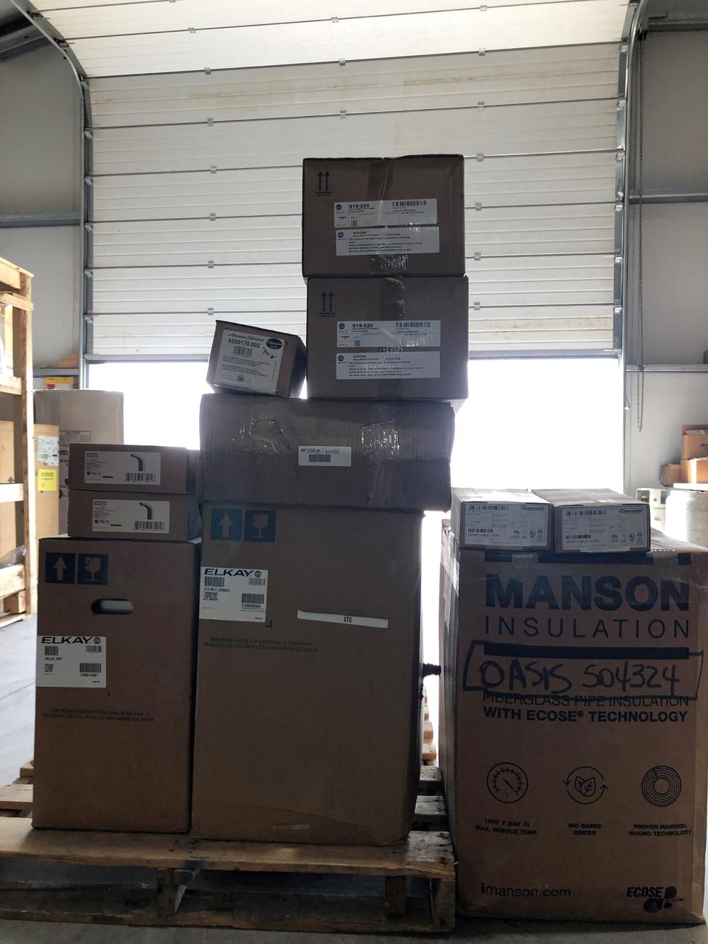 1 Pallet of Water Coolers, Faucets, Water Heater & More