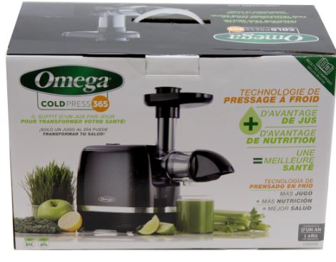 Image of 1 Pallet of Omega 365 Cold Press Juicers, 40 Units, New Condition, Ext. Retail $14,640, Dresden, TN