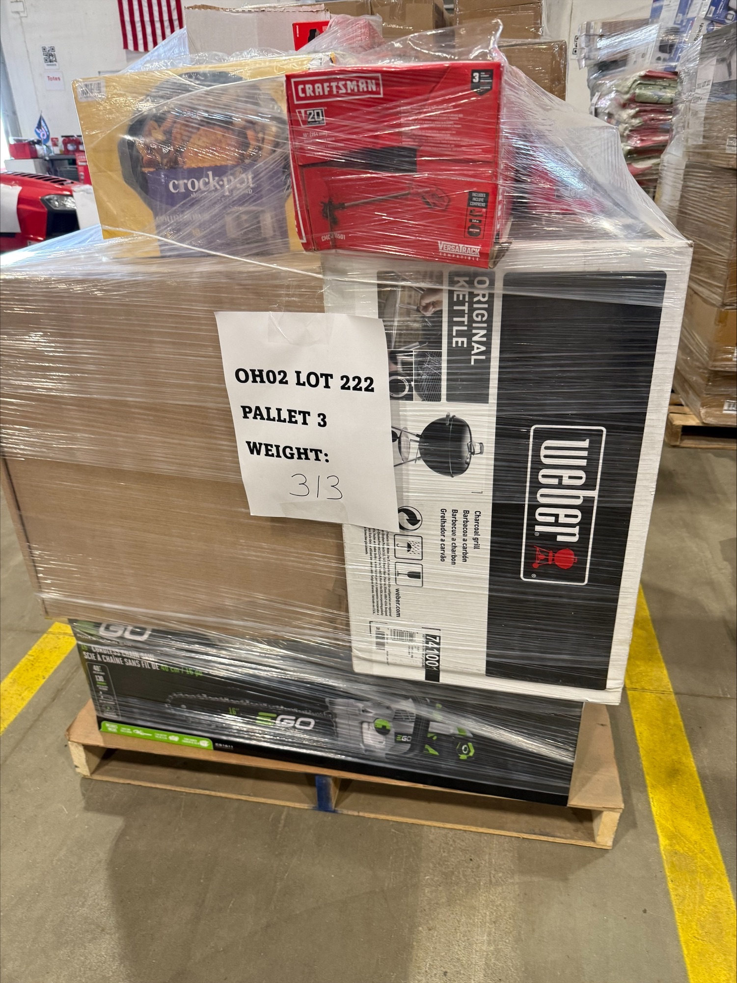 Image of 5 Pallets of UNMANIFESTED Mixed Merchandise