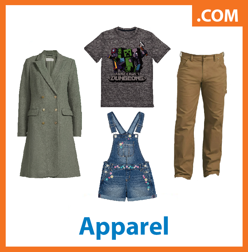 Image of 6 Pallet Spaces of Apparel, Arts & Crafts & More