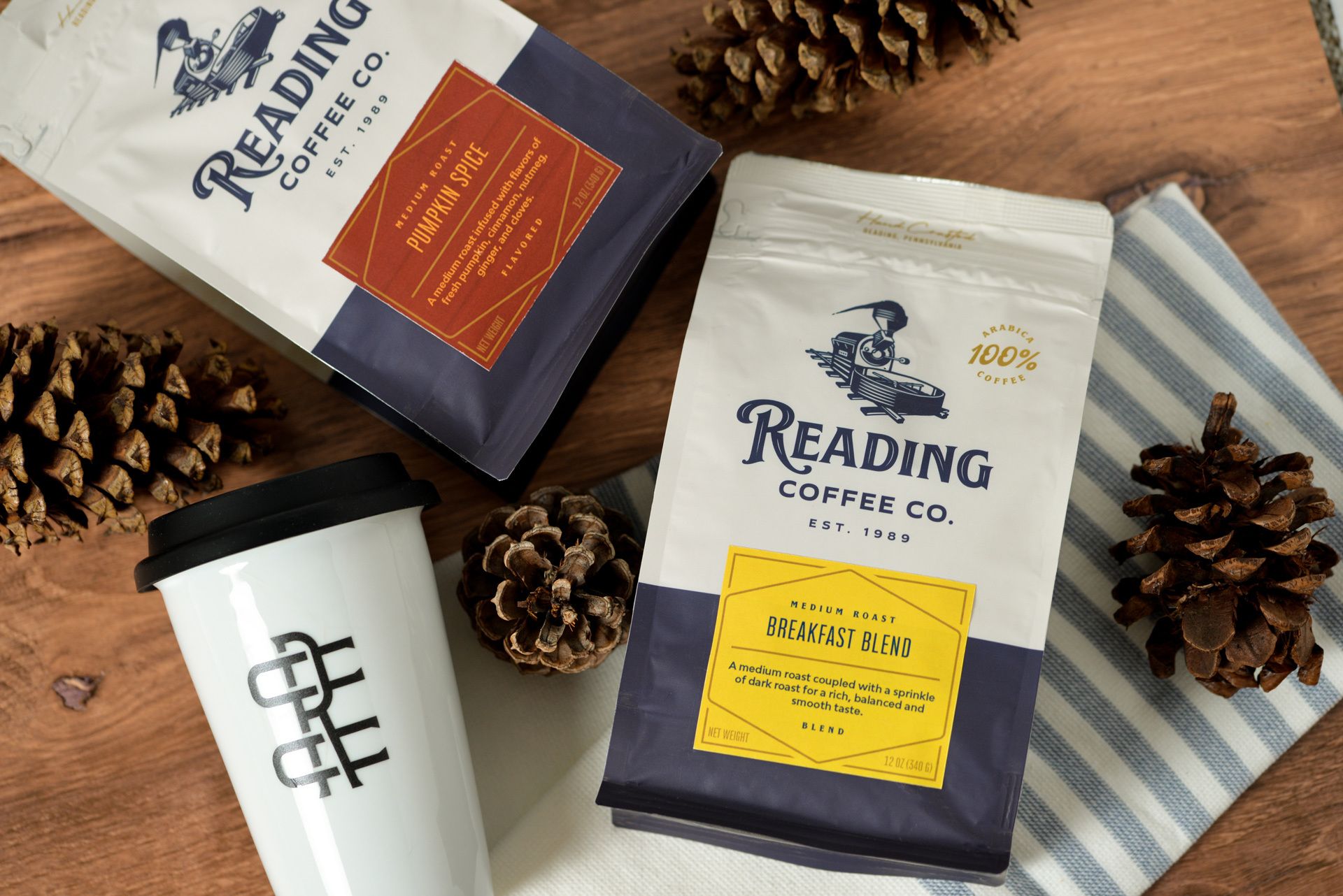 Reading Coffee Bag Design