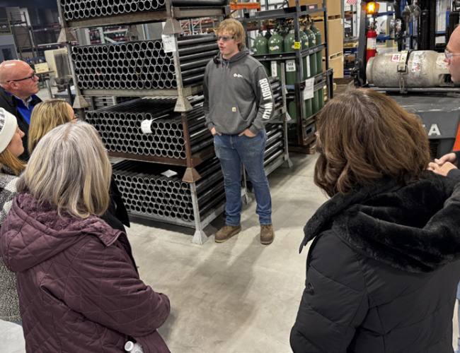 Montezuma teachers tour Co-Line