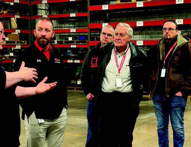 North Mahaska High School visits Co-Line