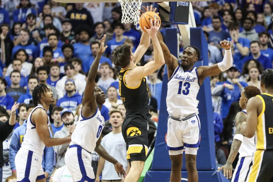 Two Guys Named Chris: Iowa hoops wins at Seton Hall, college football weekend preview