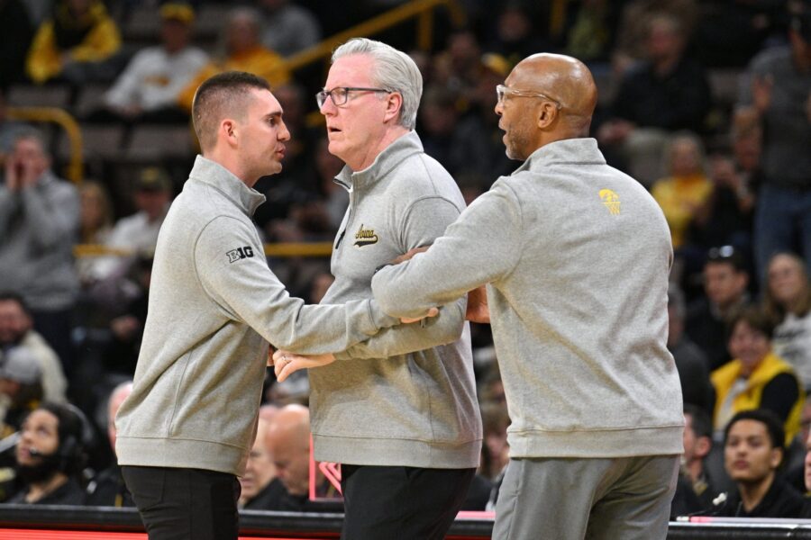 Two Guys Named Chris: Iowa basketball's slide & mall Santas