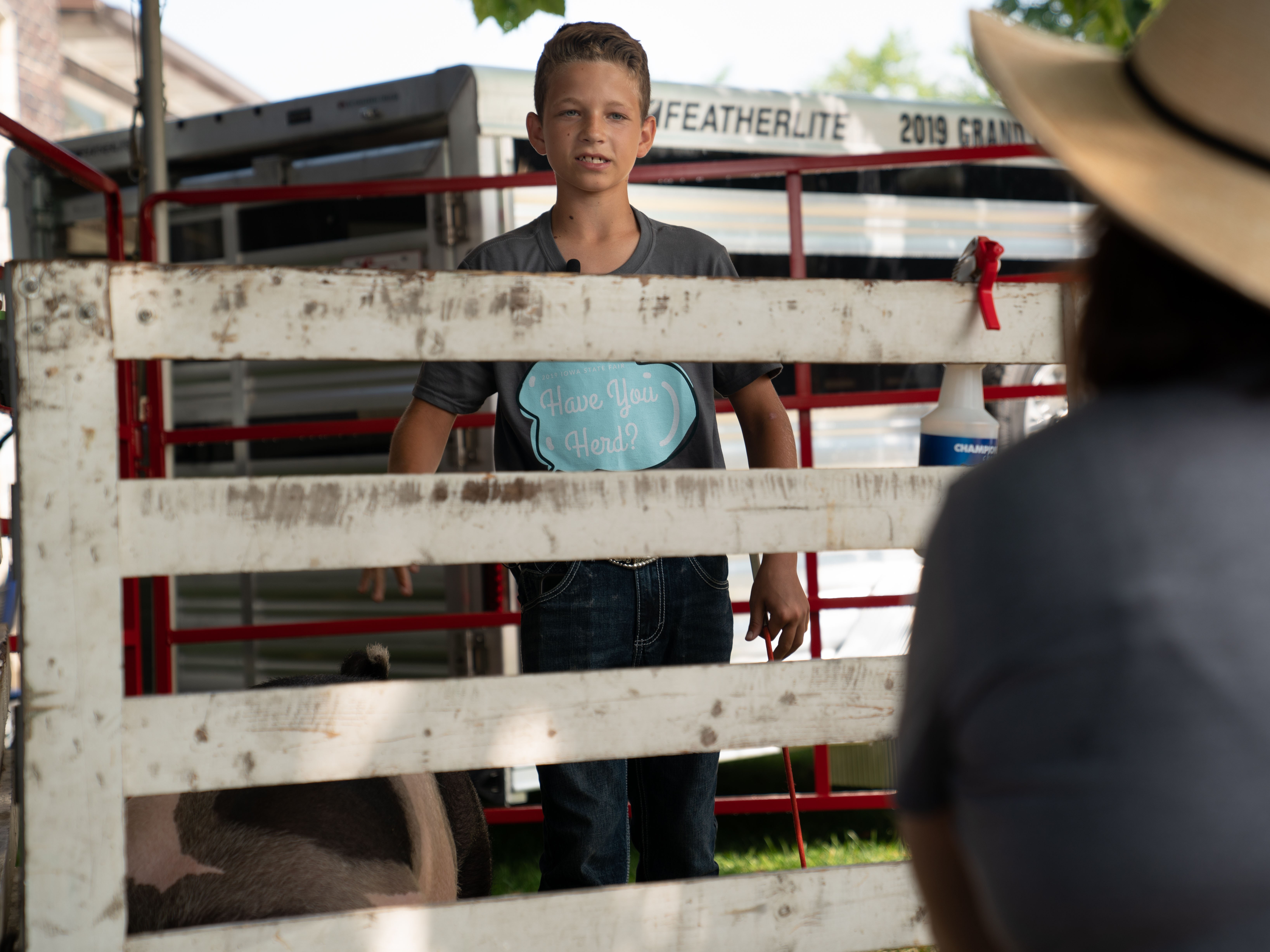 Youth can teach Fairgoers about their livestock projects at the Fair