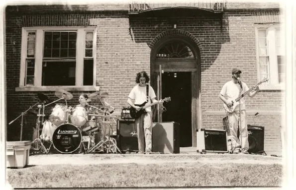 Tim Marcus performing with an early band