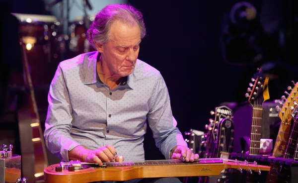Greg Leisz playing pedal steel guitar