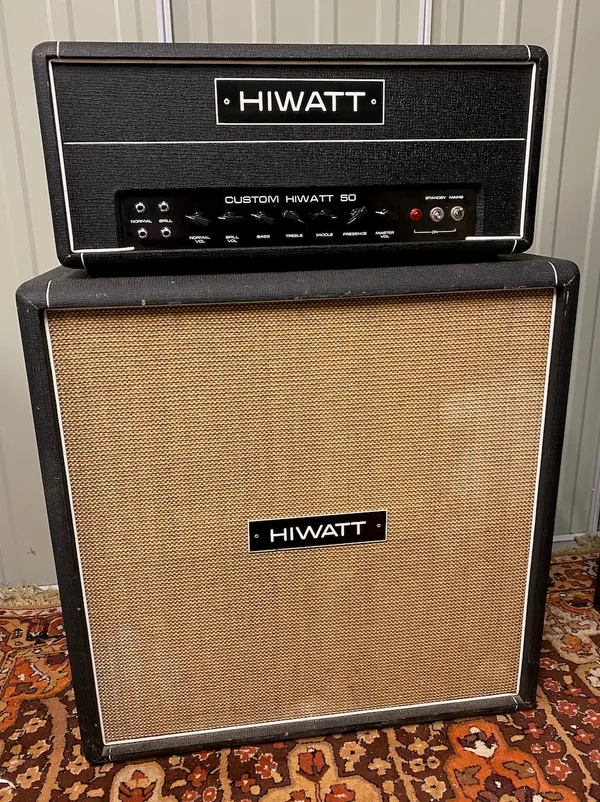 Hiwatt Custom 50 head and cabinet