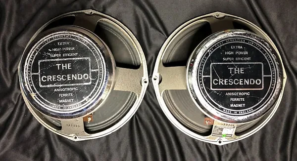 Pair of vintage Fane Crescendo speakers