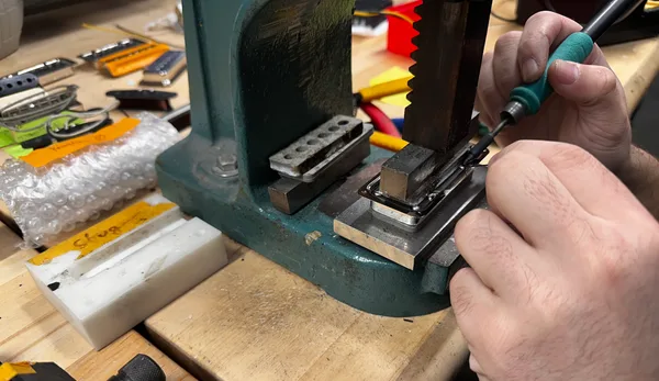 Ron Ellis crafting away