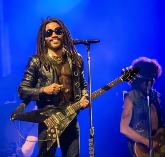 Lenny Kravitz performing at Untold Festival 2024