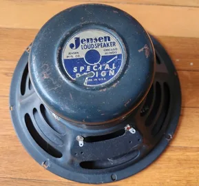 1960 Jensen P10Q speaker from a Fender tweed Bassman