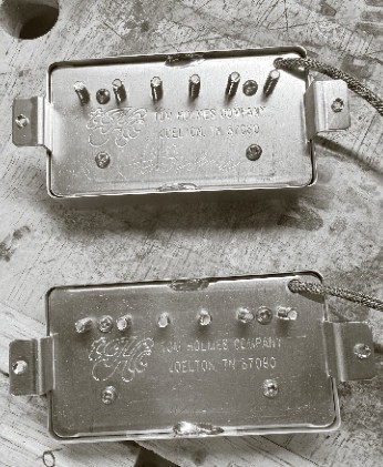 New Tom Holmes humbuckers.