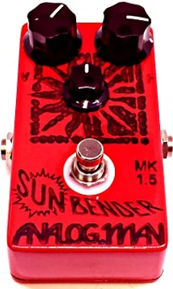 Analogman Sun Bender MK1.5 fuzz pedal