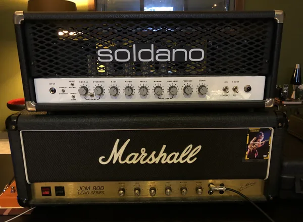 Soldano SLO and Marshall JCM 800
